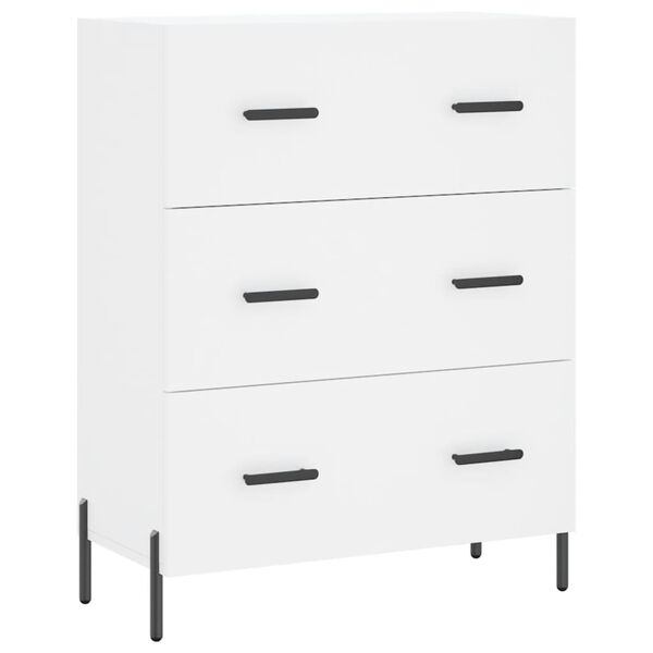 vidaXL Ντουλάπι Λευκό 69,5 x 34 x 90 εκ. από Επεξεργασμένο Ξύλο