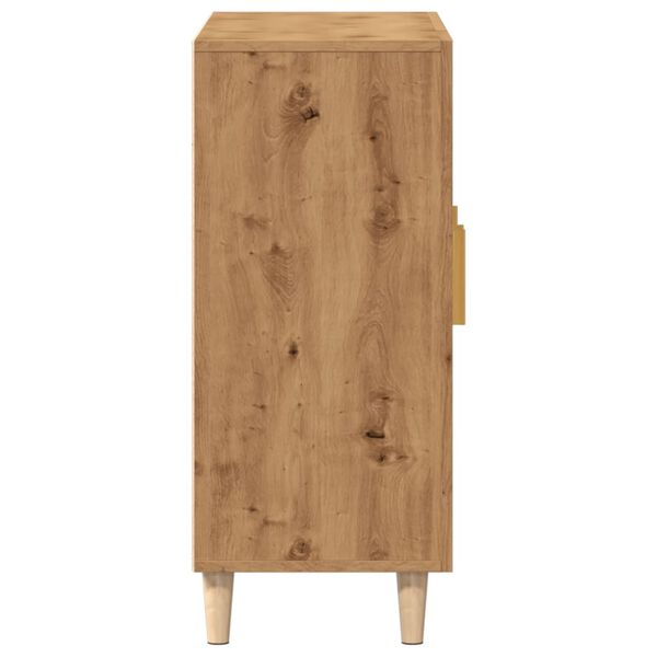 vidaXL Ντουλάπι Αρτισιανή Δρυς 90 x 34 x 80 εκ. από Επεξεργασμένο Ξύλο