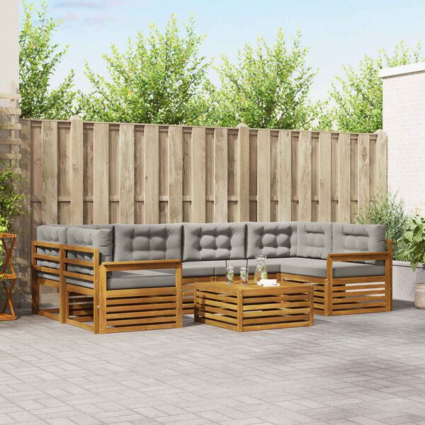 vidaXL &Sigma;&epsilon;&iota;&rho;ά &Kappa;&alpha;&nu;&alpha;&pi;έ &Epsilon;&xi;&omega;&tau;&epsilon;&rho;&iota;&kappa;&omicron;ύ 7 pcs &Phi;&upsilon;&sigma;&iota;&kappa;ό &kappa;&alpha;&iota; &Alpha;&nu;&omicron;&iota;&chi;&tau;ό &Gamma;&kappa;&rho;&iota;