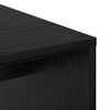 vidaXL Γραφείο Μαύρη δρυς 102 x 50 x 124 εκ. Επεξεργασμένο ξύλο