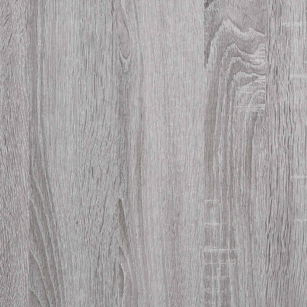 vidaXL Πλαίσιο Κρεβατιού με Κεφαλάρι/LED Γκρι Sonoma 120x200 εκ.