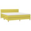 vidaXL &Kappa;&rho;&epsilon;&beta;ά&tau;&iota; Boxspring &mu;&epsilon; &Sigma;&tau;&rho;ώ&mu;&alpha; & LED &Pi;&rho;ά&sigma;&iota;&nu;&omicron; 180x200 &epsilon;&kappa; &Upsilon;&phi;&alpha;&sigma;&mu;ά&tau;&iota;&nu;&omicron;