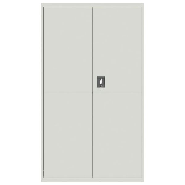 vidaXL Αρχειοθήκη Ανοιχτό Γκρι 105 x 40 x 180 εκ. Ατσάλινη