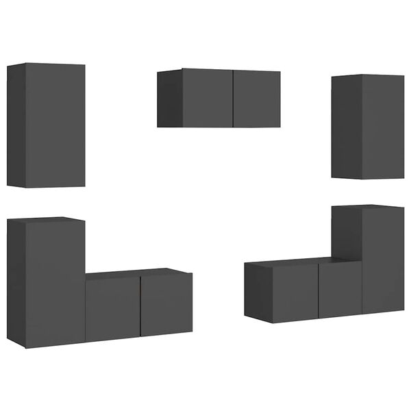 vidaXL Έ&pi;&iota;&pi;&lambda;&alpha; &Tau;&eta;&lambda;&epsilon;ό&rho;&alpha;&sigma;&eta;&sigmaf; &Sigma;&epsilon;&tau; 7 &Tau;&epsilon;&mu;&alpha;&chi;ί&omega;&nu; &Gamma;&kappa;&rho;&iota; &alpha;&pi;ό &Mu;&omicron;&rho;&iota;&omicron;&sigma;&alpha;&nu;ί&delta;&alpha;