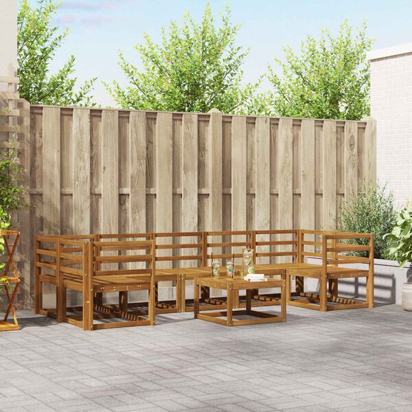 vidaXL &Sigma;&epsilon;&iota;&rho;ά &Kappa;&alpha;&nu;&alpha;&pi;έ &Epsilon;&xi;&omega;&tau;&epsilon;&rho;&iota;&kappa;&omicron;ύ 8 pcs &Phi;&upsilon;&sigma;&iota;&kappa;ό &Sigma;&tau;&epsilon;&rho;&epsilon;ό &Xi;ύ&lambda;&omicron; &Alpha;&kappa;&alpha;&kappa;ί&alpha;&sigmaf;