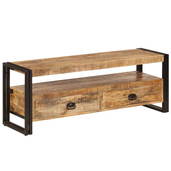 vidaXL Έπιπλο Τηλεόρασης 120 x 35 x 45 εκ. από Μασίφ Ξύλο Μάνγκο