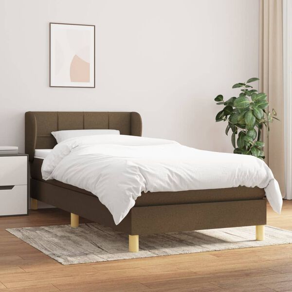 vidaXL &Kappa;&rho;&epsilon;&beta;ά&tau;&iota; Boxspring &mu;&epsilon; &Sigma;&tau;&rho;ώ&mu;&alpha; &Sigma;&kappa;&omicron;ύ&rho;&omicron; &Kappa;&alpha;&phi;έ 100x200 &epsilon;&kappa;. &Upsilon;&phi;&alpha;&sigma;&mu;ά&tau;&iota;&nu;&omicron;