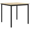 vidaXL &Tau;&rho;&alpha;&pi;&epsilon;&zeta;&alpha;&rho;ί&epsilon;&sigmaf; 80 x 80 x 75 cm &Epsilon;&pi;&epsilon;&xi;&epsilon;&rho;&gamma;&alpha;&sigma;&mu;έ&nu;&omicron; &Xi;ύ&lambda;&omicron; Sonoma &Delta;&rho;&upsilon;&sigmaf;
