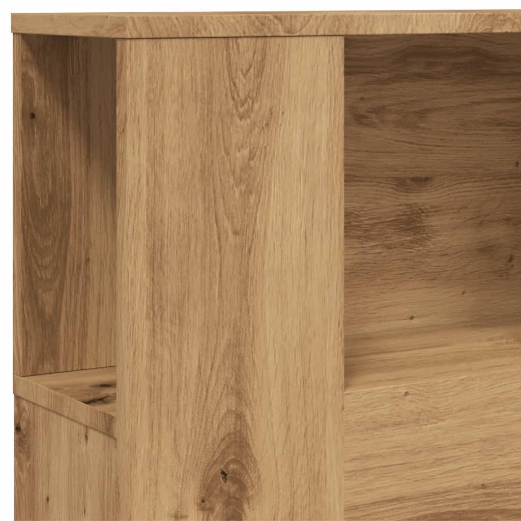 vidaXL Ντουλάπι κεφαλάρι Δρυς τεχνίτης 100x19x104,5 cm
