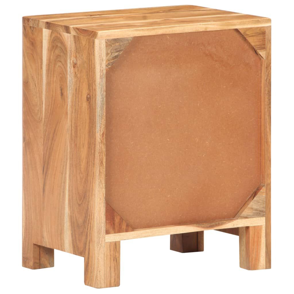 vidaXL Κομοδίνο 40 x 30 x 50 εκ. από Μασίφ Ξύλο Ακακίας