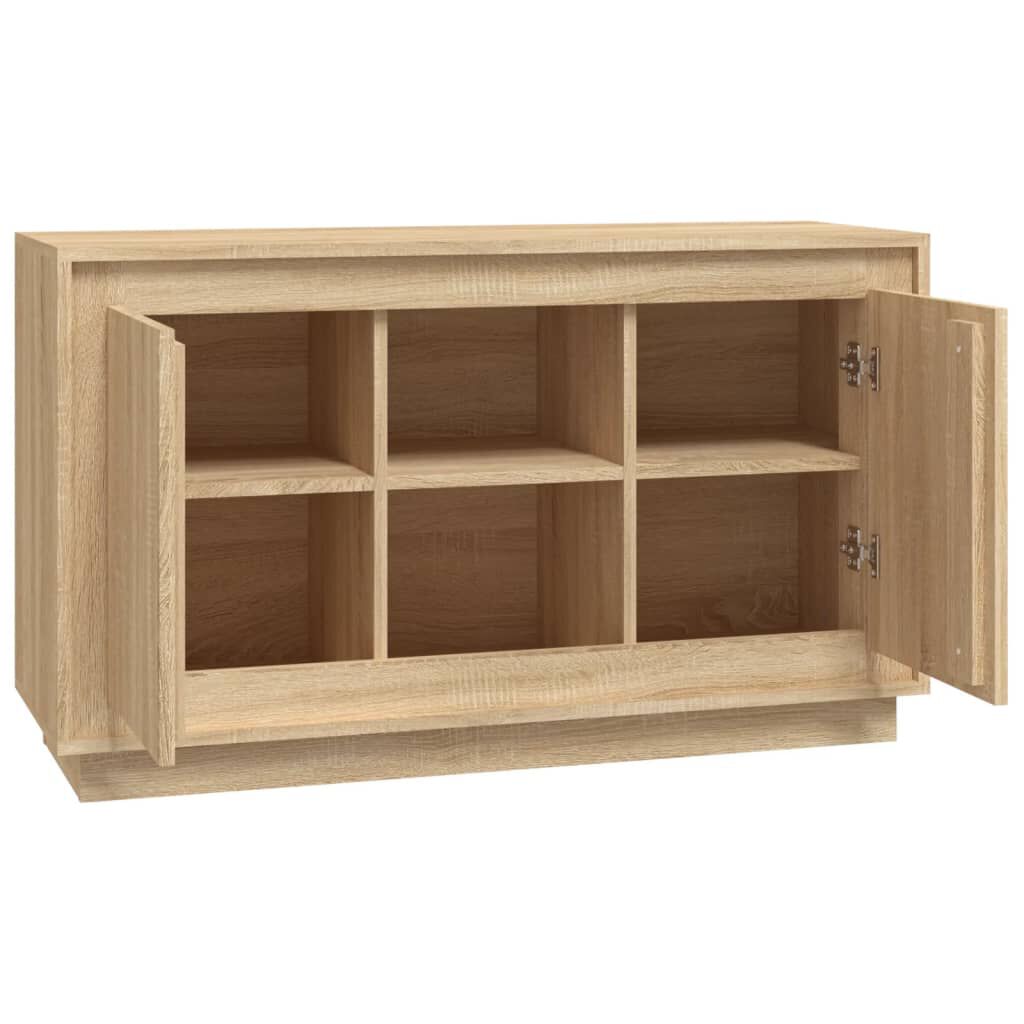 vidaXL Συρταριέρα Sonoma Δρυς 102x35x60 εκ. Επεξεργασμένο Ξύλο