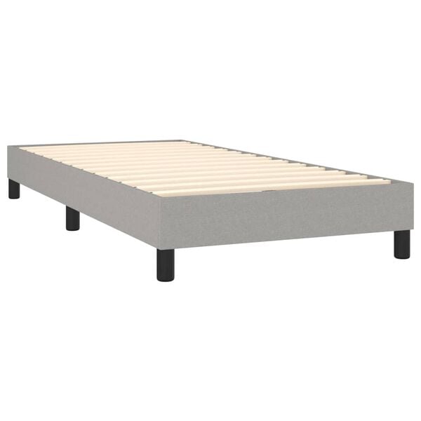 vidaXL &Kappa;&rho;&epsilon;&beta;ά&tau;&iota; Boxspring &mu;&epsilon; &Sigma;&tau;&rho;ώ&mu;&alpha; &Alpha;&nu;&omicron;&iota;&chi;&tau;ό &Gamma;&kappa;&rho;&iota; 90x200 &epsilon;&kappa;. &Upsilon;&phi;&alpha;&sigma;&mu;ά&tau;&iota;&nu;&omicron;