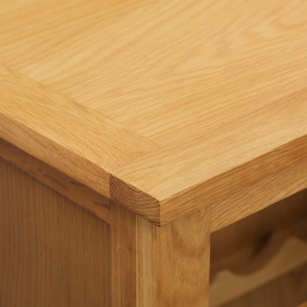 vidaXL Κάβα Κρασιών 56 x 32 x 110 εκ. από Μασίφ Ξύλο Δρυός
