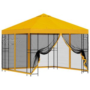 vidaXL &Kappa;ή&pi;&omicron;&sigmaf; &Gamma;&kappa;&alpha;&zeta;ebo &mu;&epsilon; &Pi;&lambda;&epsilon;&upsilon;&rho;&iota;&kappa;ά &Tau;&omicron;ί&chi;&omicron;&upsilon;&sigmaf; 3 x 3 m &Kappa;ί&tau;&rho;&iota;&nu;&omicron;