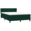 vidaXL &Kappa;&rho;&epsilon;&beta;ά&tau;&iota; Boxspring &mu;&epsilon; &Sigma;&tau;&rho;ώ&mu;&alpha; &Sigma;&kappa;&omicron;ύ&rho;&omicron; &Pi;&rho;ά&sigma;&iota;&nu;&omicron; 160x210&epsilon;&kappa;. &Beta;&epsilon;&lambda;&omicron;ύ&delta;&iota;&nu;&omicron;