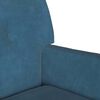 vidaXL Καναπές Chesterfield Μπλε 112 x 65.5 x 75 εκ. Βελούδο