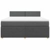 vidaXL &Kappa;&rho;&epsilon;&beta;ά&tau;&iota; Boxspring &mu;&epsilon; &Sigma;&tau;&rho;ώ&mu;&alpha; &Sigma;&kappa;&omicron;ύ&rho;&omicron; &Gamma;&kappa;&rho;&iota; 180x200 &epsilon;&kappa; &Upsilon;&phi;&alpha;&sigma;&mu;ά&tau;&iota;&nu;