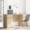 vidaXL Γραφείο Sonoma Δρυς 140 x 49 x 76 εκ. Επεξεργασμένο ξύλο