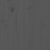 vidaXL Ζαρντινιέρα με Ράφι Γκρι 111,5x34,5x81 εκ. Μασίφ Ξύλο Πεύκου