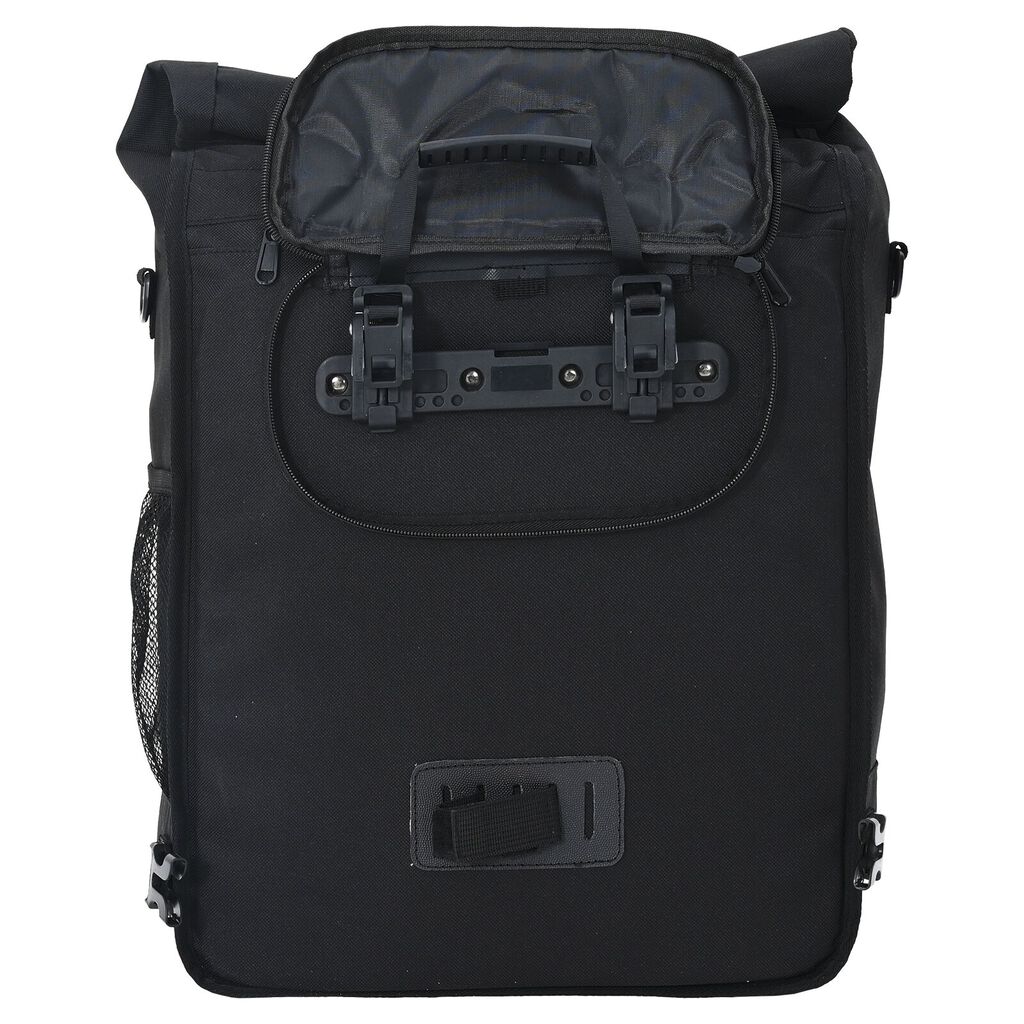 vidaXL Τσάντα Ποδηλάτου για Ρακέτα 25 L Μαύρη 33x16x48 εκ.