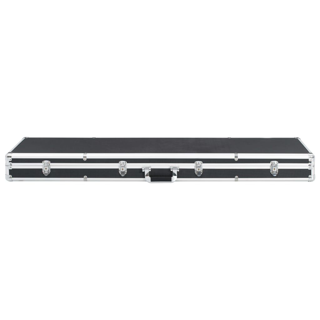 vidaXL Βαλίτσα Όπλου Μαύρη 134 x 35 x 12 εκ. από Αλουμίνιο