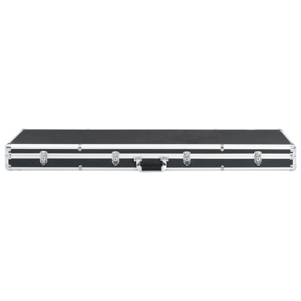vidaXL Βαλίτσα Όπλου Μαύρη 134 x 35 x 12 εκ. από Αλουμίνιο