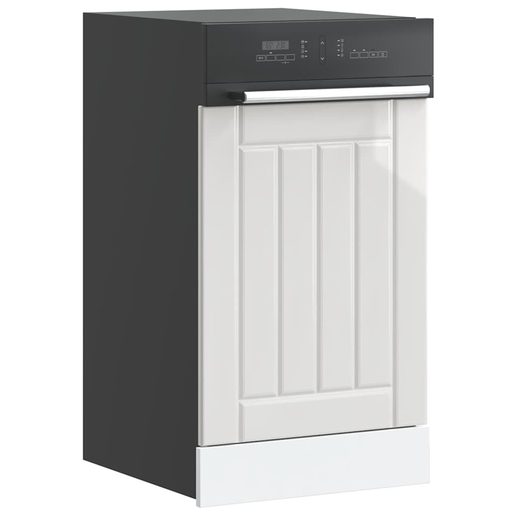 vidaXL Πίνακας πλυντηρίου πιάτων "Lucca" High Gloss White