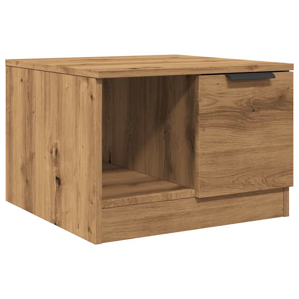 vidaXL Τραπεζάκι Σαλονιού τεχνίτης Δρυς 50x50x36 εκ Επεξεργασμένο Ξύλο