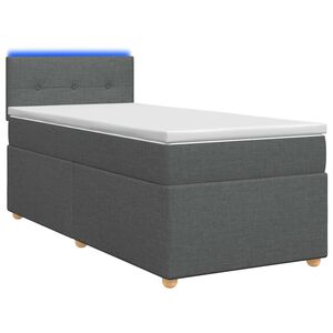 vidaXL &Kappa;&rho;&epsilon;&beta;ά&tau;&iota; box spring &mu;&epsilon; &sigma;&tau;&rho;ώ&mu;&alpha; &Sigma;&kappa;&omicron;ύ&rho;&omicron; &Gamma;&kappa;&rho;&iota; 80 x 200 cm Ύ&phi;&alpha;&sigma;&mu;&alpha;