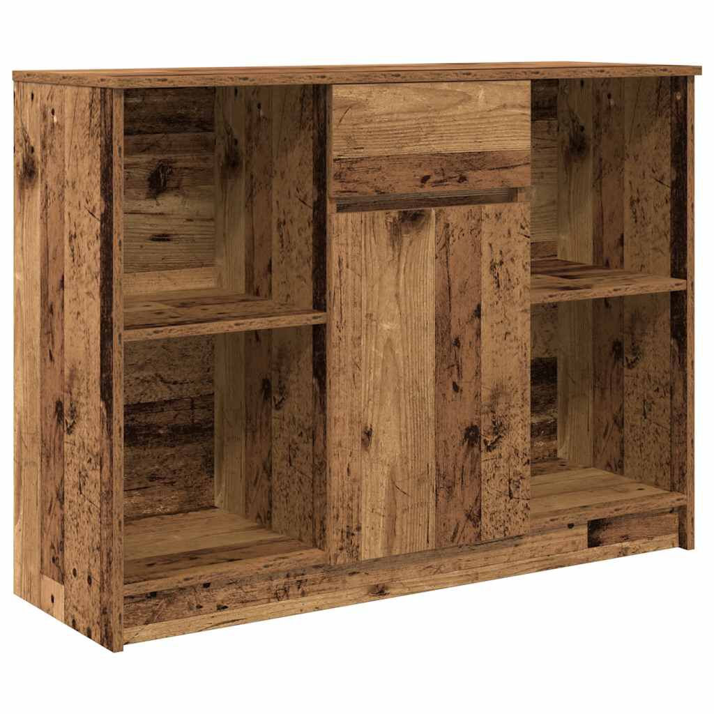 vidaXL Συρταριέρα με Συρτάρια Παλαιό ξύλο 101x35x76 εκ. από Επεξ. Ξύλο