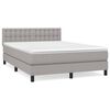 vidaXL &Kappa;&rho;&epsilon;&beta;ά&tau;&iota; Boxspring &mu;&epsilon; &Sigma;&tau;&rho;ώ&mu;&alpha; &Alpha;&nu;&omicron;&iota;&chi;&tau;ό &Gamma;&kappa;&rho;&iota; 140x200 &epsilon;&kappa;. &Upsilon;&phi;&alpha;&sigma;&mu;ά&tau;&iota;&nu;&omicron;