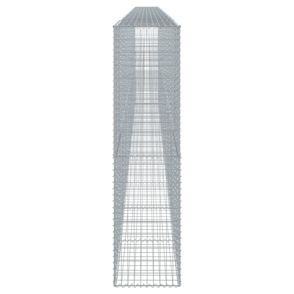 vidaXL Συρματοκιβώτιο με Κάλυμμα 1000x50x200εκ από Γαλβανισμένο Χάλυβα