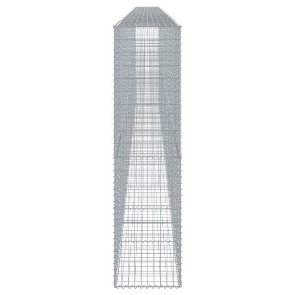 vidaXL Συρματοκιβώτιο με Κάλυμμα 1000x50x200εκ από Γαλβανισμένο Χάλυβα