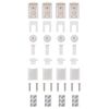 vidaXL Πλισέ περσίδα ροζ 90x150 cm Πλάτος υφάσματος 89,4 cm