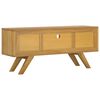 vidaXL Έπιπλο Τηλεόρασης 110 x 30 x 50 εκ. από Μασίφ Ξύλο Teak