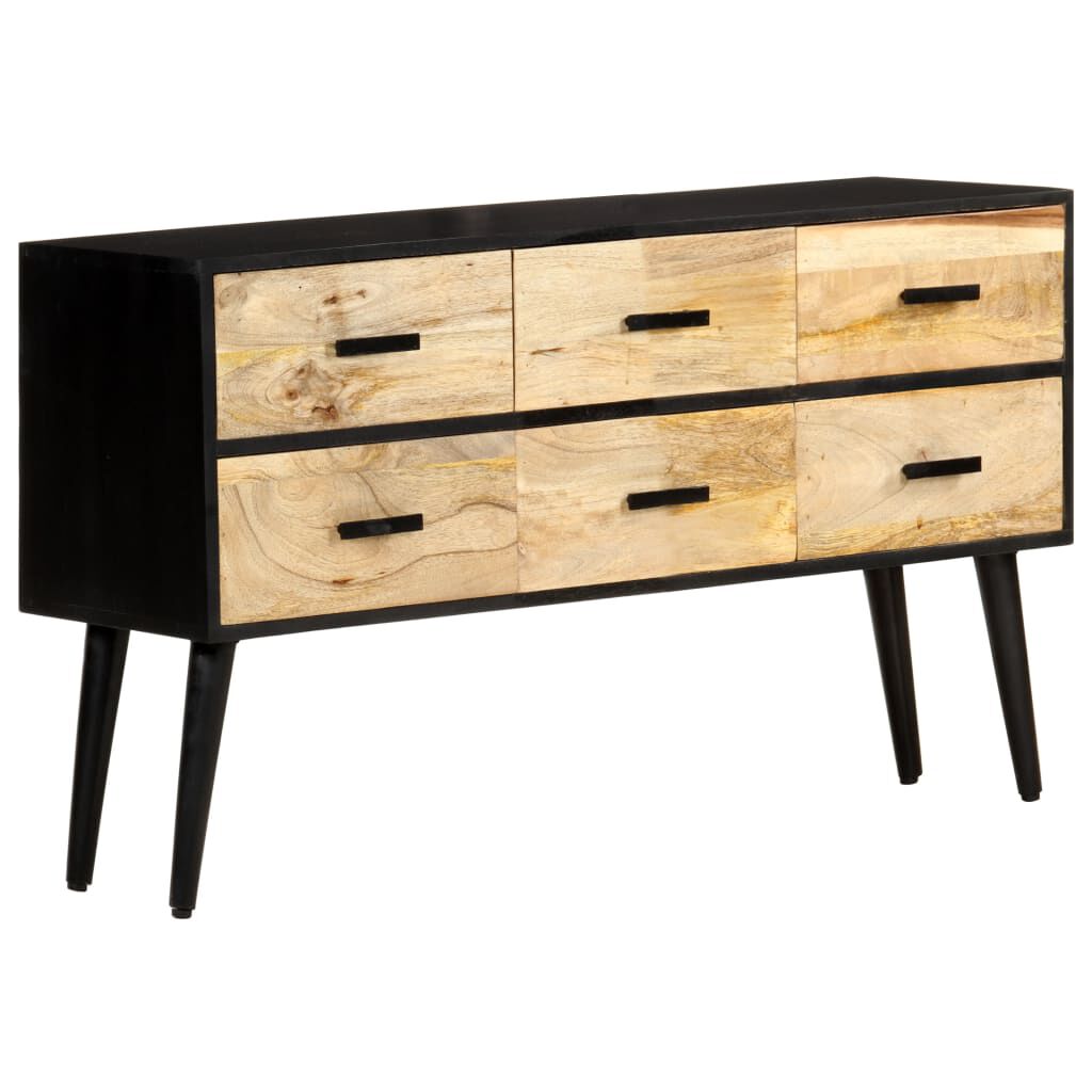 vidaXL Μπουφές 110 x 33 x 64 εκ. από Μασίφ Ξύλο Μάνγκο
