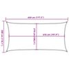 vidaXL Πανί Σκίασης Ορθογώνιο Άμμου 3x4,5 μ. HDPE 160 γρ./μ²