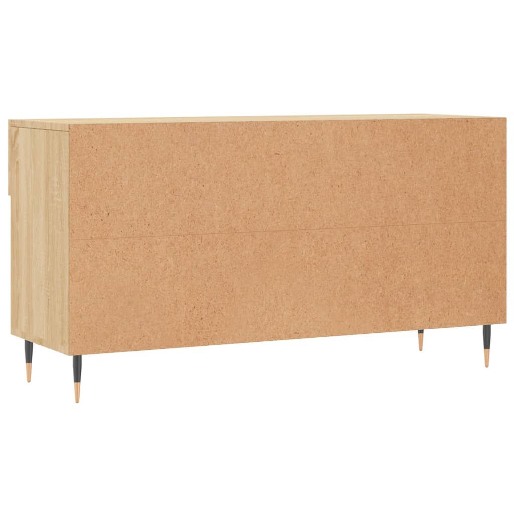 vidaXL Παπουτσοθήκη Sonoma Δρυς 102x35x55 εκ. από Επεξεργασμένο Ξύλο