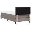 vidaXL Κρεβάτι box spring με στρώμα με στρώμα Taupe 80 x 200 cm ύφασμα