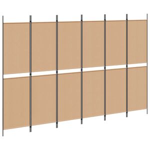 vidaXL &Delta;&iota;&alpha;&chi;&omega;&rho;&iota;&sigma;&tau;&iota;&kappa;ό &Delta;&omega;&mu;&alpha;&tau;ί&omicron;&upsilon; 6-&Pi;ά&nu;&epsilon;&lambda; &Mu;&pi;&epsilon;&zeta; 300 x 200 cm Ύ&phi;&alpha;&sigma;&mu;&alpha;