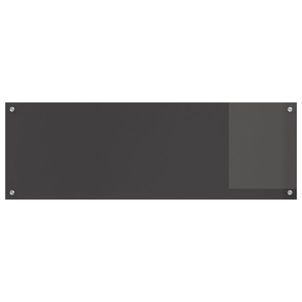 vidaXL Πλακάκι Κουζίνας Σκούρο Γκρι 120x40x0,6 εκ. Σκληρυμένο Γυαλί