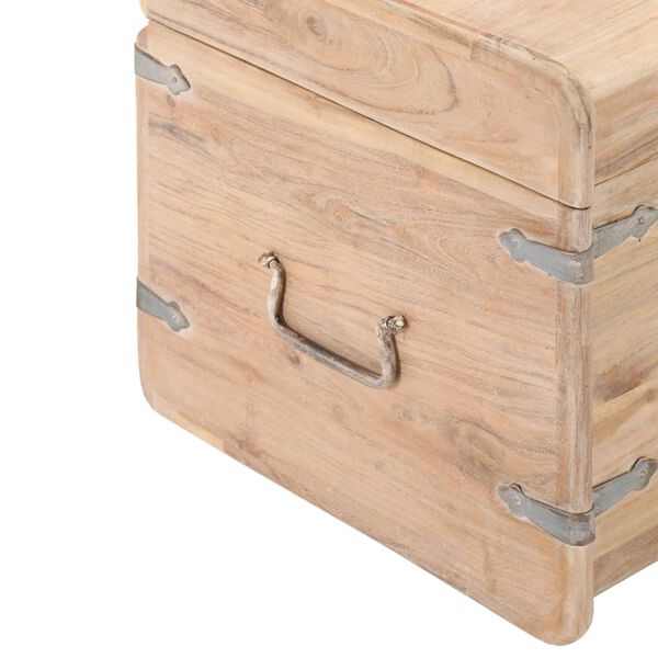 vidaXL Μπαούλο 40 x 40 x 40 εκ. από Μασίφ Ξύλο Ακακίας