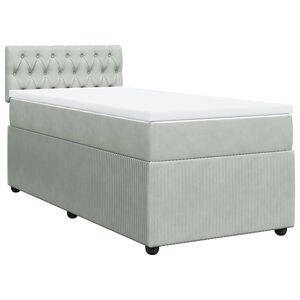 vidaXL &Kappa;&rho;&epsilon;&beta;ά&tau;&iota; Boxspring &mu;&epsilon; &Sigma;&tau;&rho;ώ&mu;&alpha; &Alpha;&nu;&omicron;&iota;&chi;&tau;ό &Gamma;&kappa;&rho;&iota; 80x200 &epsilon;&kappa;. &Beta;&epsilon;&lambda;&omicron;ύ&delta;&iota;&nu;&omicron;