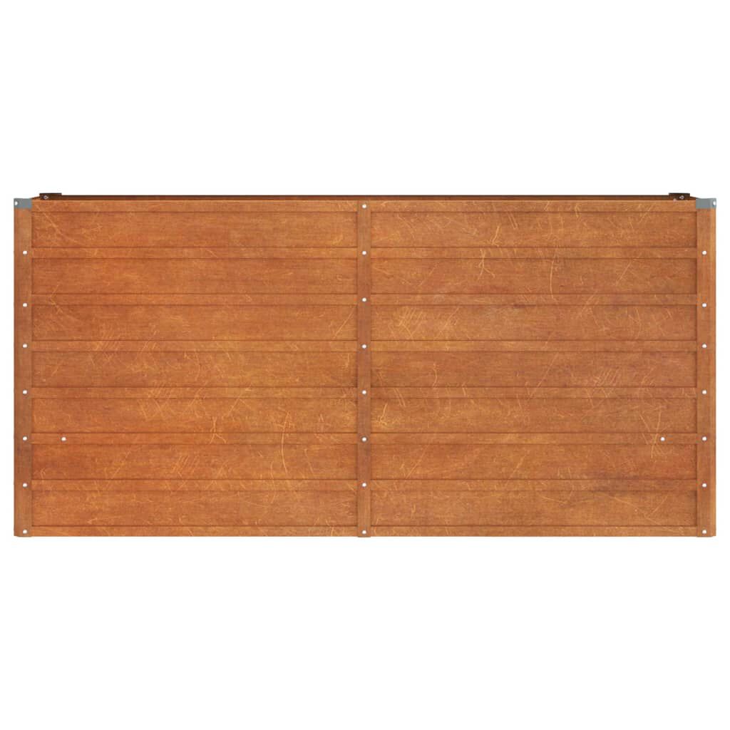 vidaXL Ζαρντινιέρα Σκουριασμένο 160x40x77 εκ. Ατσάλι Σκληρυθέν Αέρα
