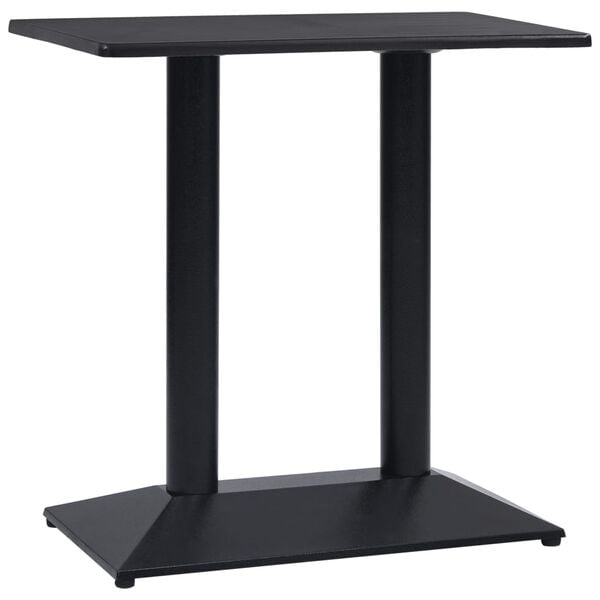 vidaXL Πόδι Τραπεζιού Bistro Μαύρο 70x40x72 εκ. από Χυτοσίδηρο