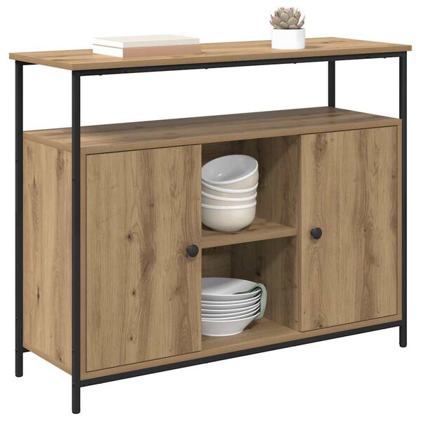 vidaXL &Pi;&lambda;&alpha;ϊ&nu;ό &gamma;&rho;&alpha;&phi;&epsilon;ί&omicron; Artisan Oak 100 x 35 x 80 &epsilon;&kappa;. &Epsilon;&pi;&epsilon;&xi;&epsilon;&rho;&gamma;&alpha;&sigma;&mu;έ&nu;&omicron; &xi;ύ&lambda;&omicron;