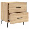 vidaXL Κομοδίνο Sonoma Δρυς 40 x 35 x 47,5 εκ. από Επεξεργασμένο Ξύλο