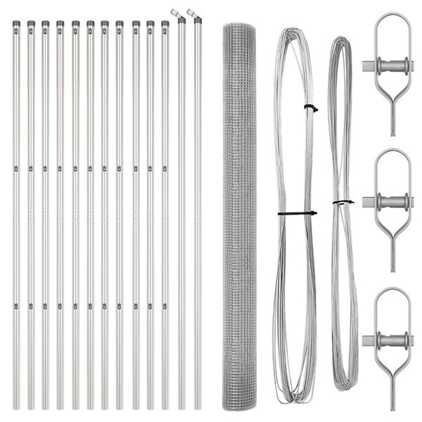 vidaXL &Sigma;&tau;ύ&lambda;&omicron;&sigmaf; &Pi;&epsilon;&rho;&iota;&phi;&rho;ά&xi;&epsilon;&omega;&nu; &Alpha;&sigma;&eta;&mu;ί 50 x 1,5 &mu; (25 x 25 mm &delta;ί&chi;&tau;&upsilon;) &Alpha;&tau;&sigma;ά&lambda;&iota;