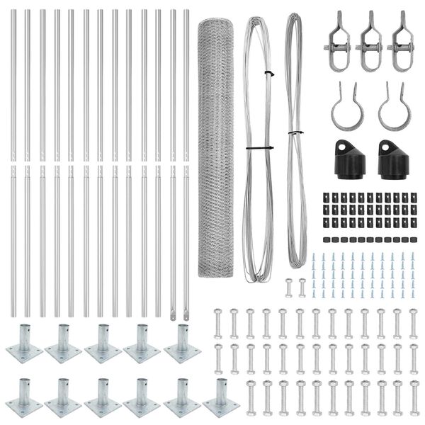 vidaXL &Sigma;&tau;ύ&lambda;&omicron;&sigmaf; &Pi;&epsilon;&rho;&iota;&phi;&rho;ά&xi;&epsilon;&omega;&nu; &Alpha;&sigma;&eta;&mu;ί 25 x 1 &mu; (25 &chi;&iota;&lambda;&iota;&omicron;&sigma;&tau;ά &delta;ί&chi;&tau;&upsilon;) &Alpha;&tau;&sigma;ά&lambda;&iota;