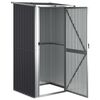 vidaXL Αποθήκη Κήπου Ανθρακί 118,5x97x209,5 εκ. Γαλβανισμένο Ατσάλι